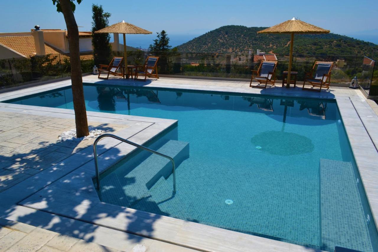 "Stergiou Luxury Apartments" Με Κοινη Πισινα Saronida Экстерьер фото