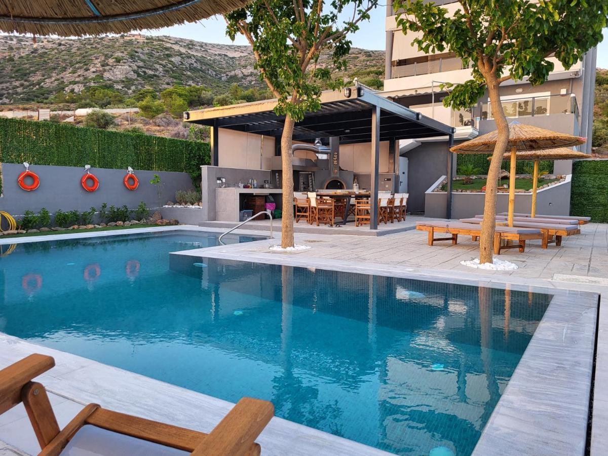 "Stergiou Luxury Apartments" Με Κοινη Πισινα Saronida Экстерьер фото