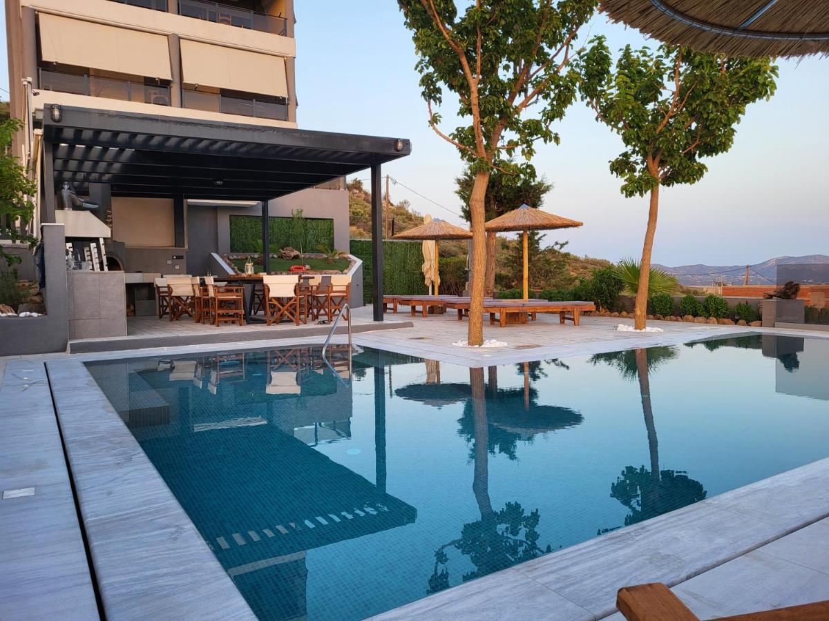 "Stergiou Luxury Apartments" Με Κοινη Πισινα Saronida Экстерьер фото