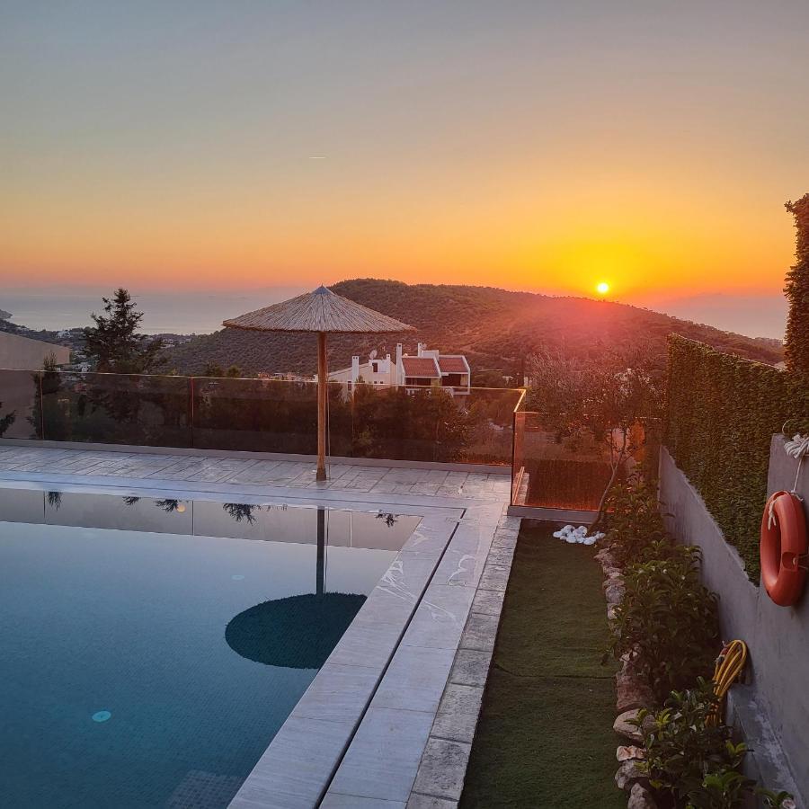 "Stergiou Luxury Apartments" Με Κοινη Πισινα Saronida Экстерьер фото